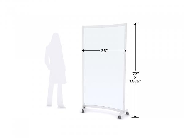 MOD-8011 Safety Divider Dimensions